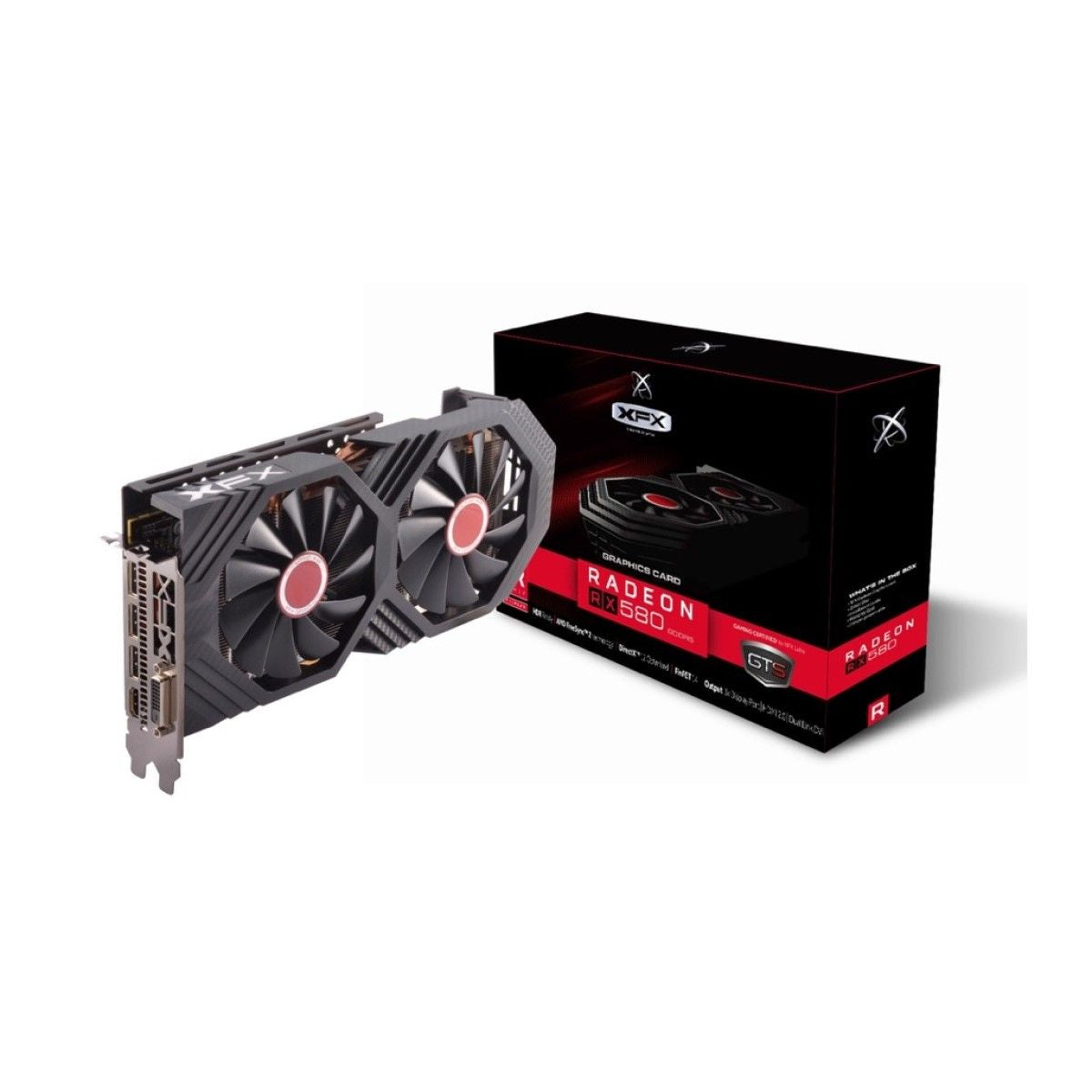 Tarj.vga Xfx Amd Radeon Rx580 Gts Xxx Edition 8gb