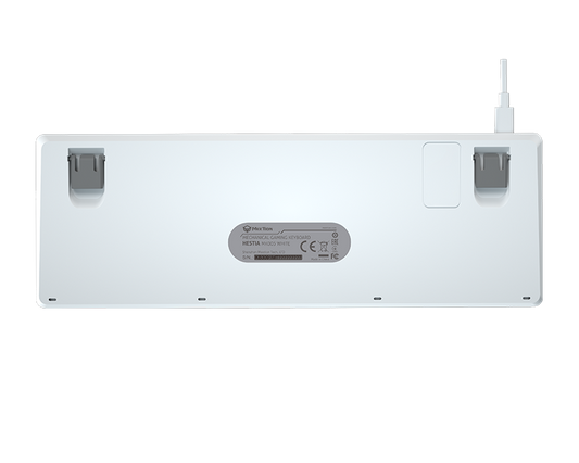Teclado Mecanico MK005 White 60% Switch Blue Meetion