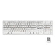 Teclado inalambrico Slim MeeTion WK841 White