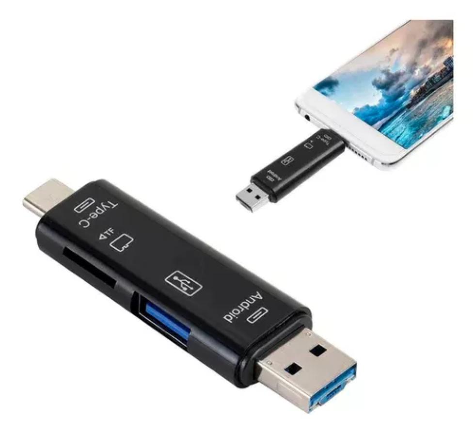 Adaptador OTG Multipuertos 3 en 1 D-188