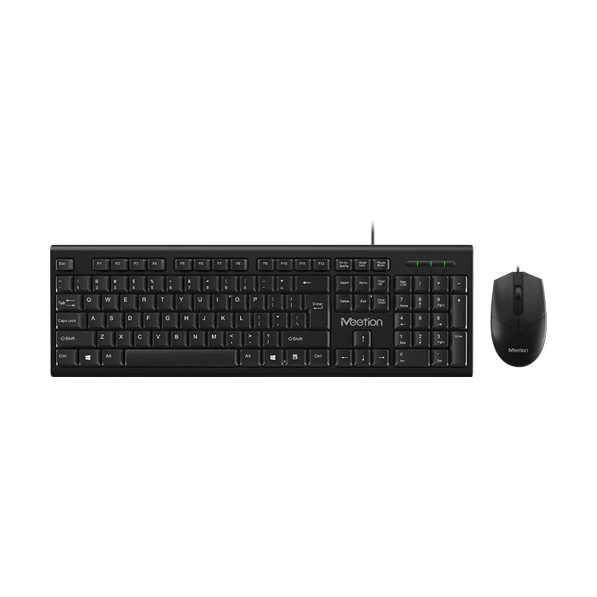 Combo teclado y mouse Meetion C100 Black