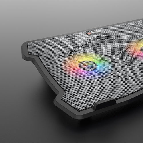 Cooler para notebook MeeTion CP2020 con RGB 2 fanes