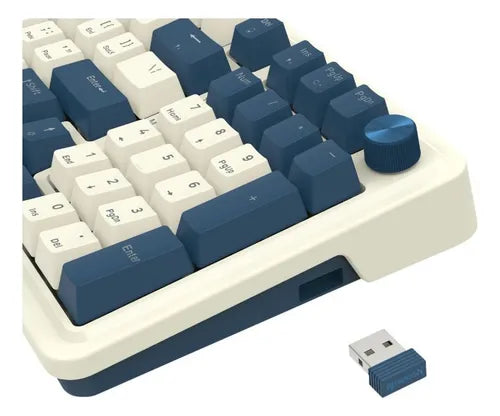 Teclado mecanico Redragon Eisa Pro K686WB-RGB Wh/B