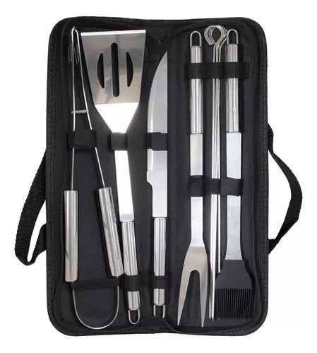 Set de Asador con estuche negro