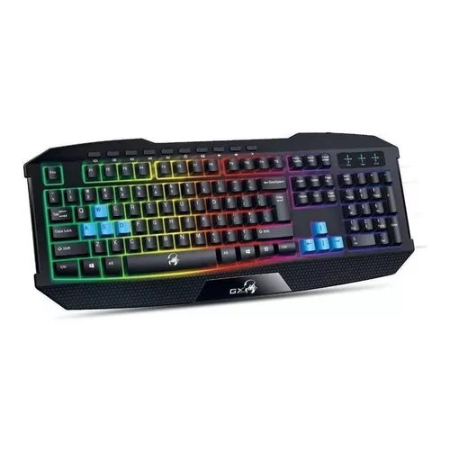 Teclado Genius Gaming K215 Retroiliminado RGB