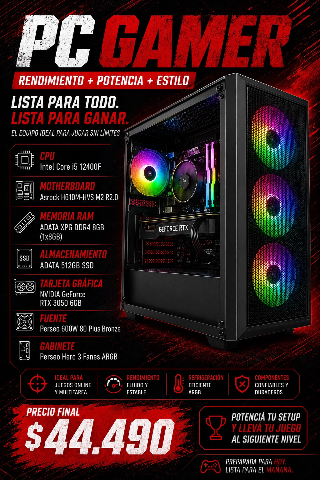 PC Gamer rendimiento
