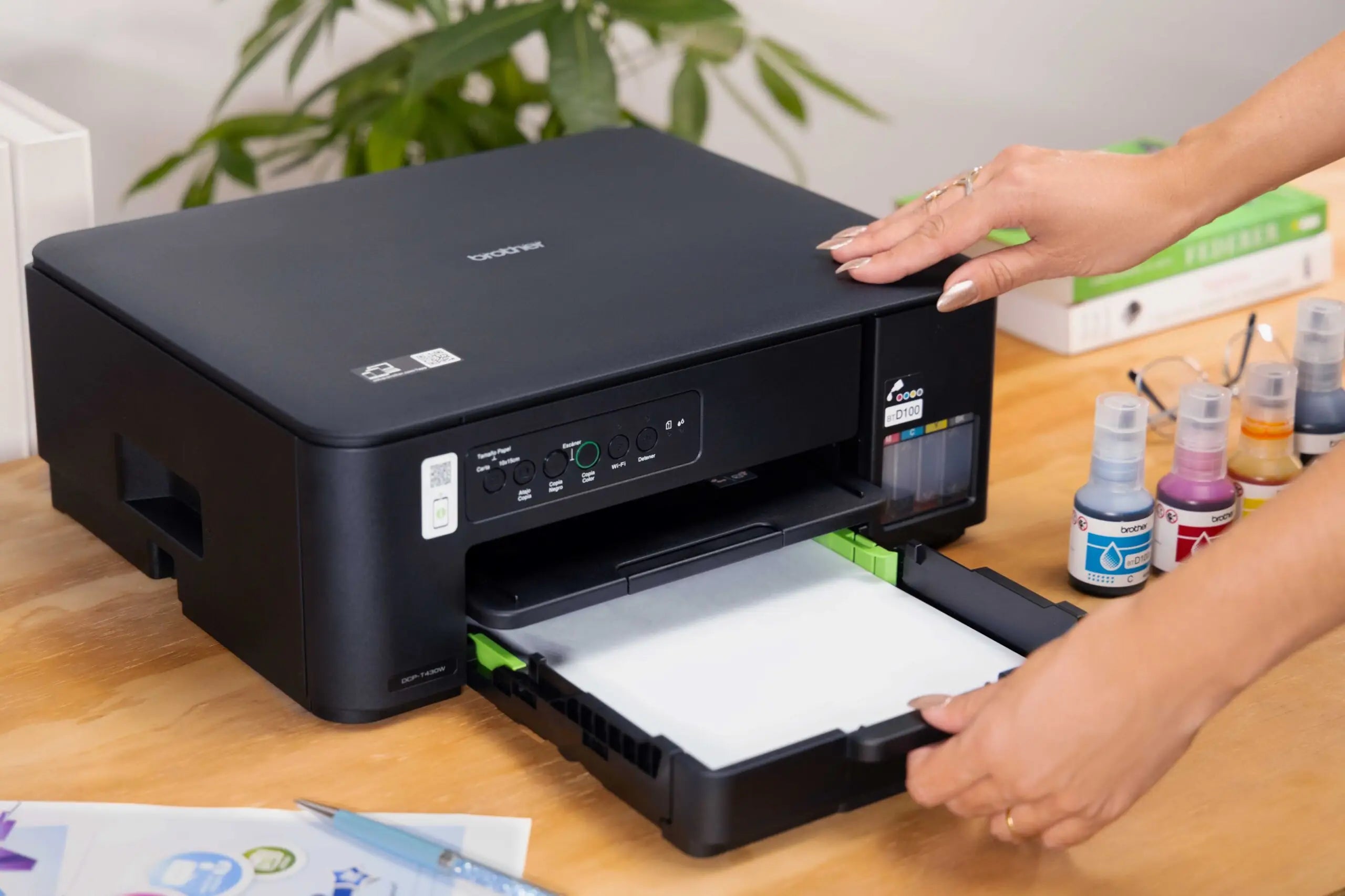 Impresora Multifuncion Brother DCP-T430W Sist Cont