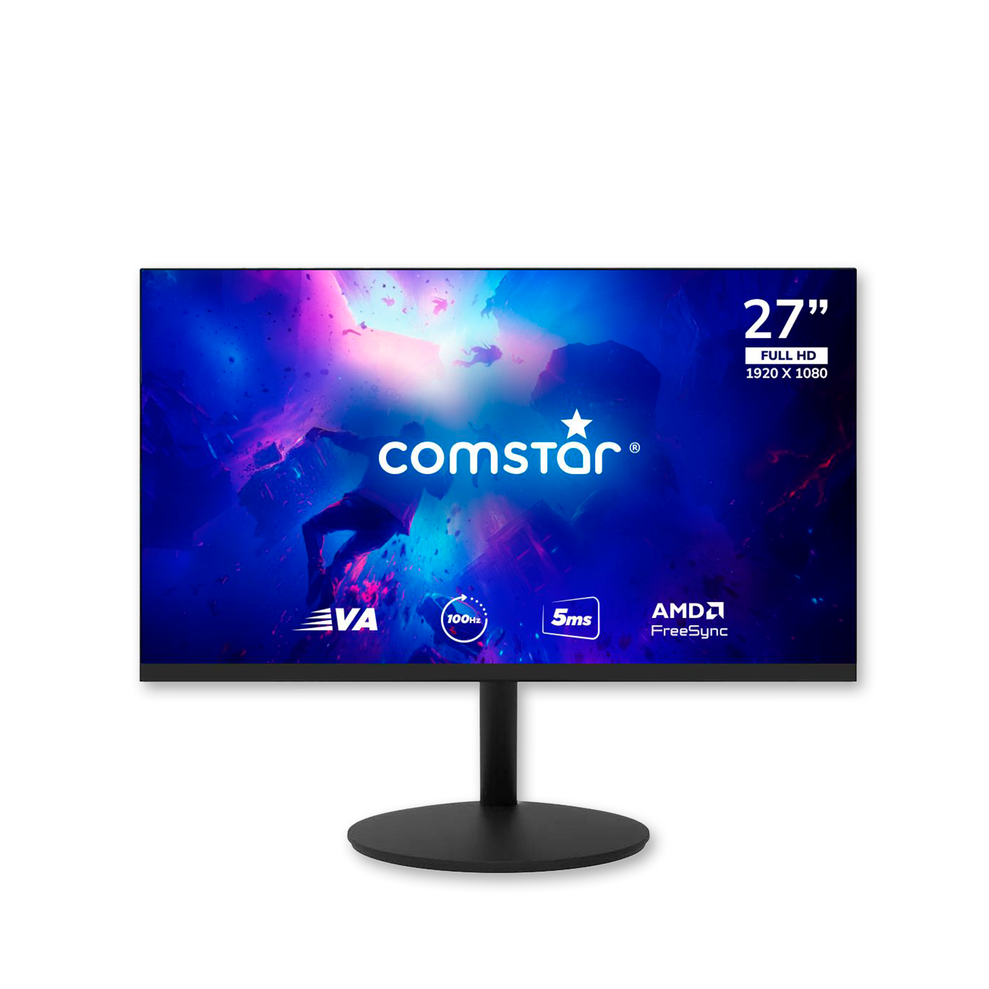 Monitor Comstar 27″ LED Flat HDMI+VGA 100 Hz