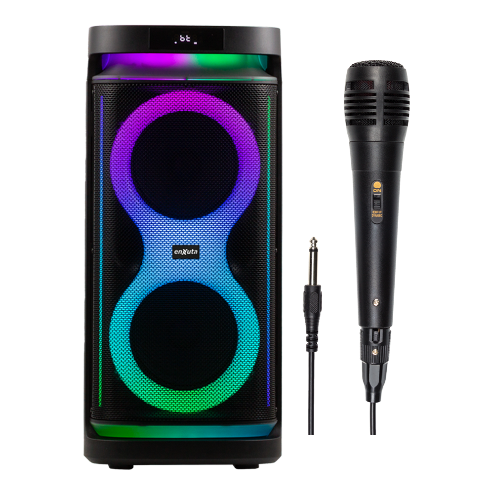 Parlante Party Box Enxuta 8" x2 Bluetooth PBENX298