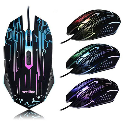 Mouse Gamer Weibo Rgb WB-1670