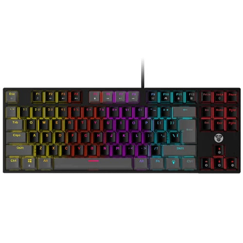 Teclado Mecanico Fantech MK876v2 Black (sw Blue)