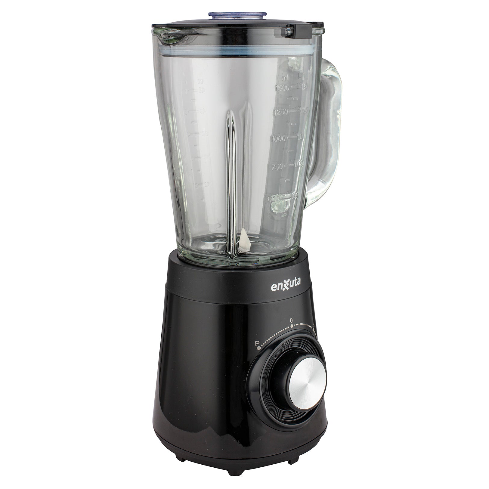 Licuadora con vaso de vidrio Enxuta 500w