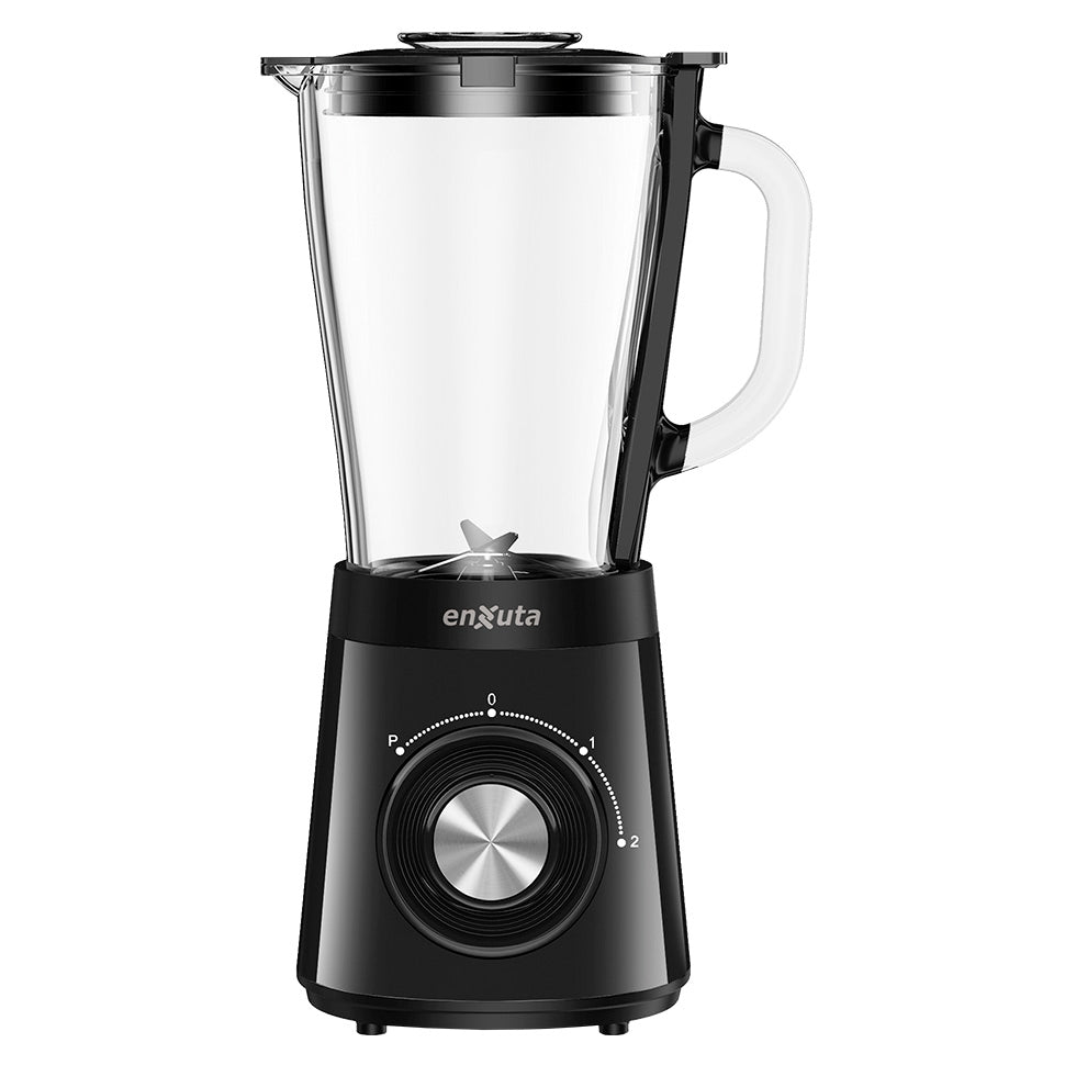 Licuadora con vaso de vidrio Enxuta 500w