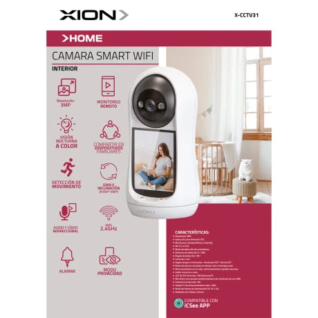Camara de seguridad WiFi Baby Call Xion XI-CCTV31