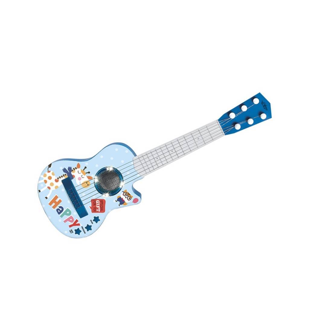 Guitarra infantil de juguete con luces