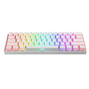 Teclado Mecanico MK005 White 60% Switch Blue Meetion