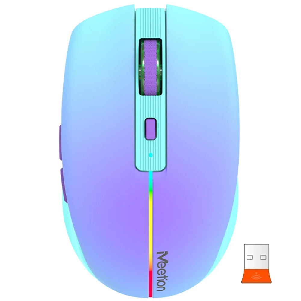 Mouse Inalambrico BT Meetion BTM002 Purple