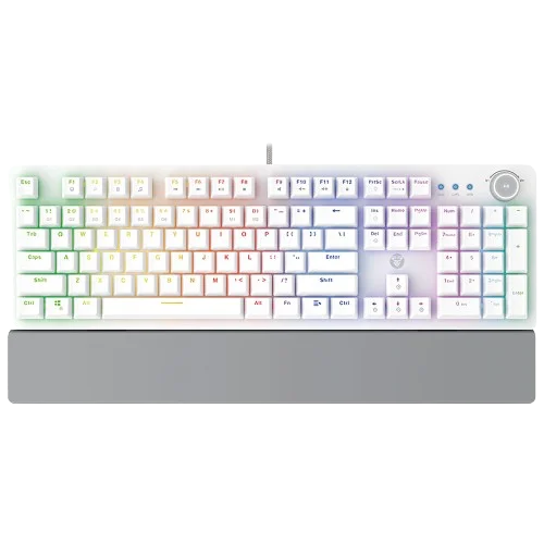 Teclado Mecanico FanTech Maxpower MK853 V2 White Blue