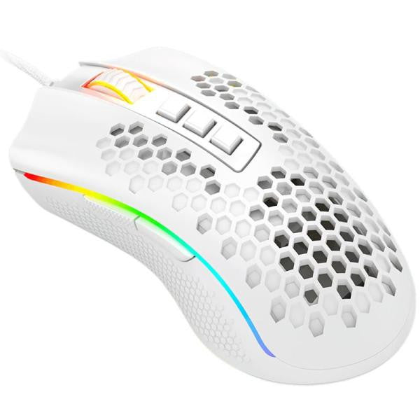 Mouse Gamer Redragon Storm Elite White M988W-RGB