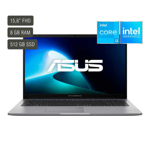 Notebook Asus Expertbook 15,6'' Core I3 8gb 512gb