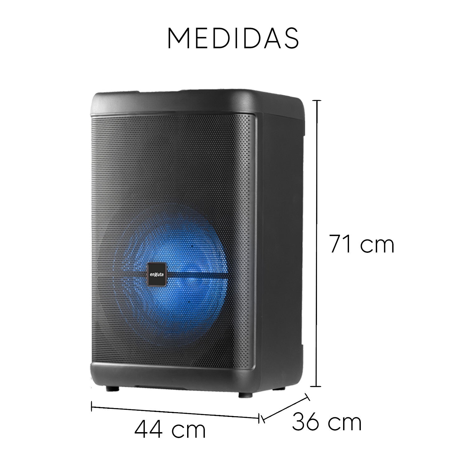 Parlante Party Box Enxuta 15" Bluetooth PBENX291550