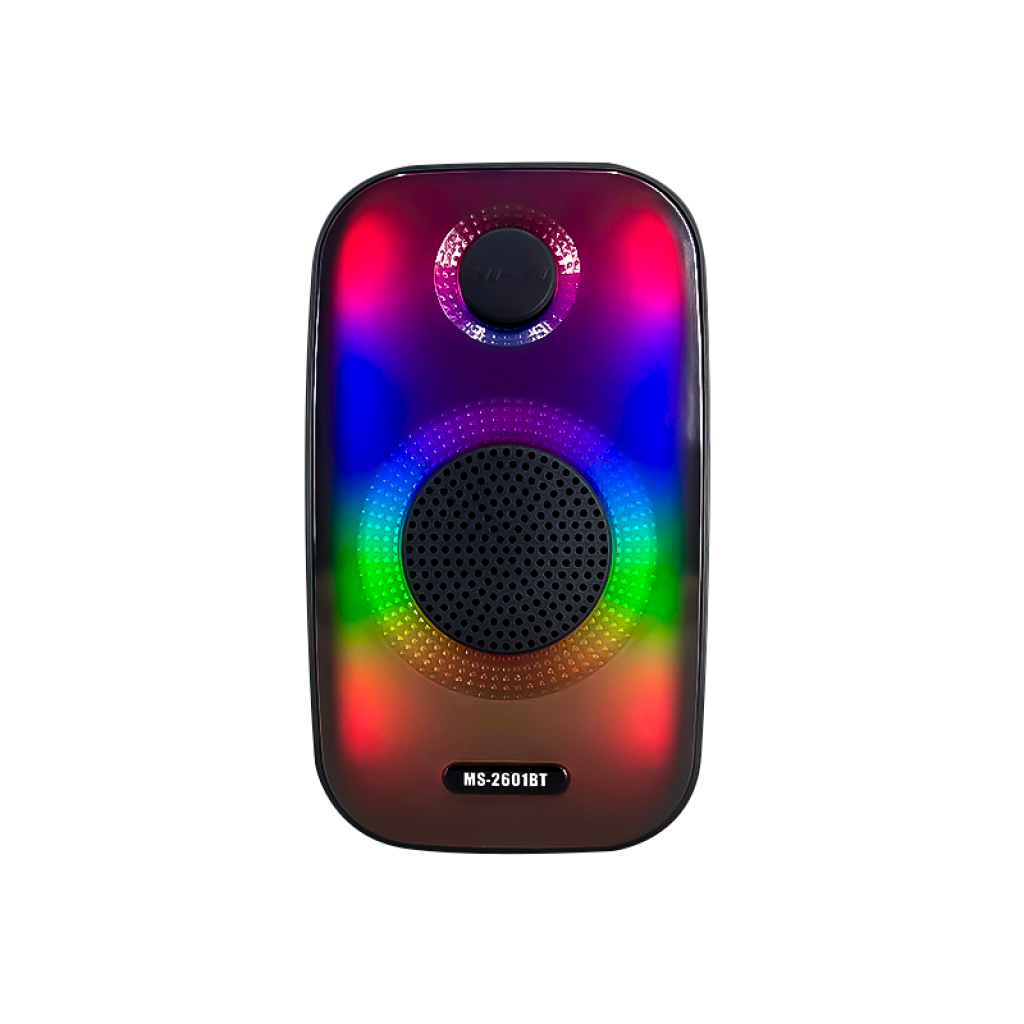 Parlante Bluetooth MS-2601BT con luces RGB