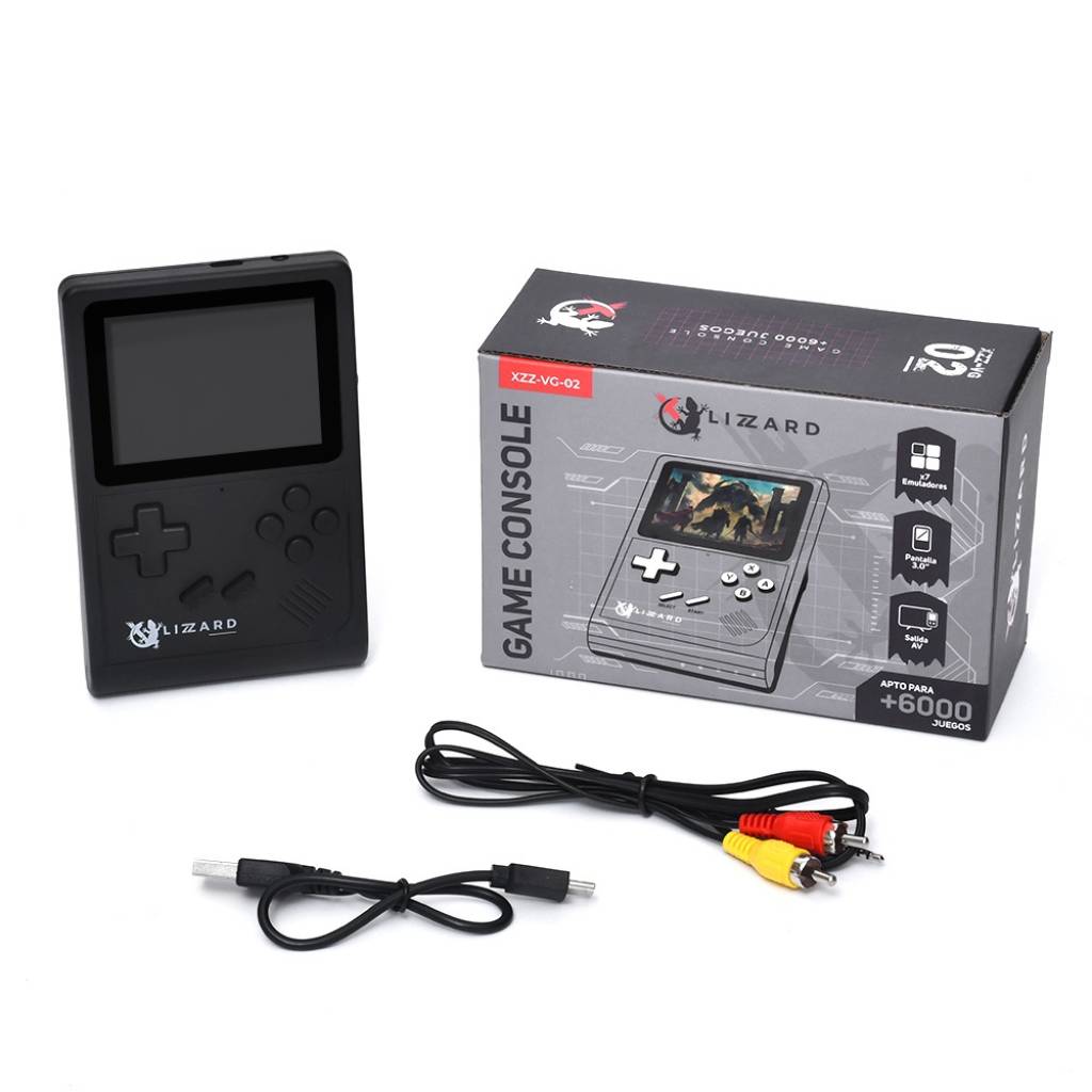 Consola Retro portable Lizzard XZZ-VG-02