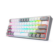 Teclado mecanico Redragon Fizz Pro K616 RGB White/Gray