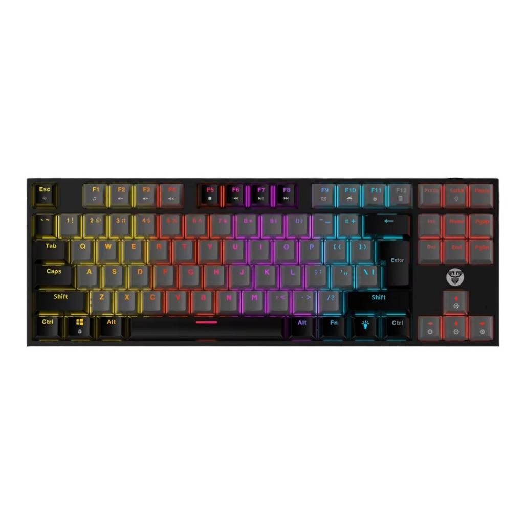 Teclado Mecanico Fantech MK876v2 Black (sw Blue)