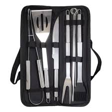 Set Asador x6 piezas con estuche negro