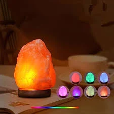 Lampara de sal USB con luz RGB