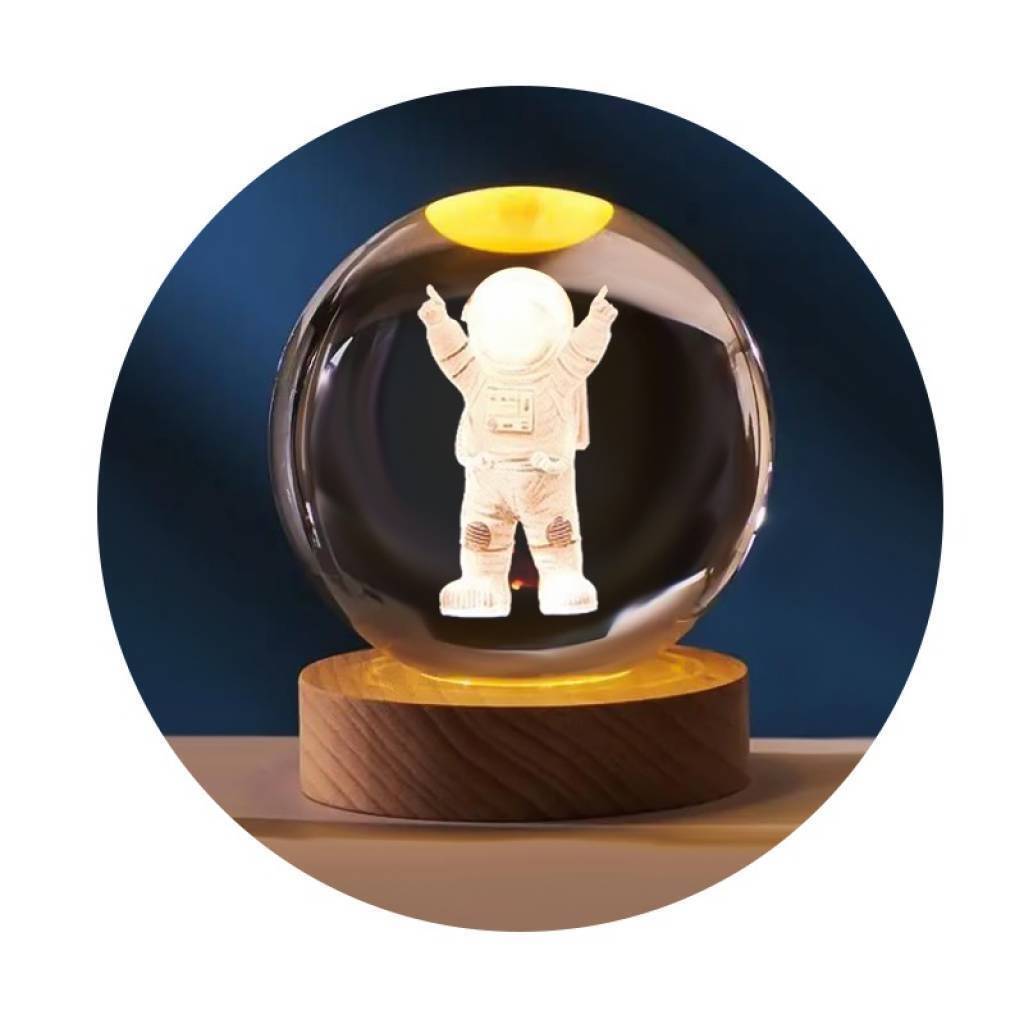 Lampara esfera de cristal 6cm CB6-B